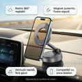 Suport Magnetic cu Ventuză 360° Reglabil pentru Orice Tip de Telefon